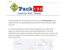 Tablet Screenshot of pack196.org